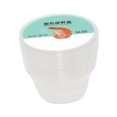 thumbnail image 2 of Juego de 10 recipientes para preparación de comidas, recipientes desechables para alimentos de 1000ml y 32oz, recipientes redondos de plástico desechables para almacenamiento de alimentos con tapas, 2 of 5