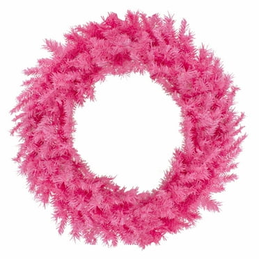 Northlight 36" Pink Spruce Artificial Christmas Wreath Unlit