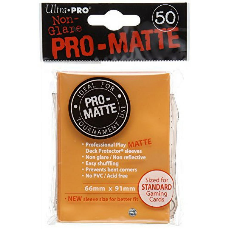 Ultra Pro - 50ct Pro-Matte Black Standard Deck Protectors - Accessories »  Card Sleeves - Pro-Play Games
