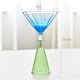 thumbnail image 4 of Bearachild Romantic Drinking Glasses Colorful Wine Glass for Iced Pudding Tea Organizadores de utensilios de cocina Verde, 4 of 5