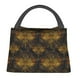 thumbnail image 1 of Fotbe Gold Dragonfly Mandala Bolsa Térmica Portátil con Estampado, Bolsa de Entrega de Alimentos Aislada, Bolsa Reutilizable de Gran Capacidad para Comidas y Supermercado, 1 of 6