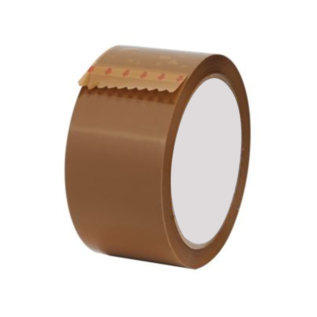 BROWN PARCEL PACKING TAPE 50m x 48mm PACKAGING SELLOTAPE SEALING 