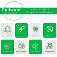 thumbnail image 6 of Gailware Clear Plastic Cups with Strawless Sip Lids, Disposable, 24 oz, 50 Count., 6 of 7