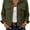 D-army Green, variant on Corduroy Jacket Women Fall Barn Cropped Jacket Y2K Button Down Shirt Jacket, Long Sleeve Button Up Corduroy Shirt, Loose Fit Fall Clothes for Women