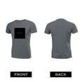 thumbnail image 2 of Coolnut Men's T Shirt Odor Protection Short, Cute Eyes Mens Short Sleeve Tees, Grey Crew-Neck Casual Tee Shirts, XL, 2 of 6
