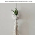thumbnail image 4 of Colgador De Plantas De Aire De Pared, Cesta Colgante De Plantas De Aire En Forma De Piña, Cuerda De Algodón De Fácil Instalación Para Decoración Del Hogar, 4 of 7