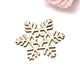 thumbnail image 4 of Adornos de copos de nieve para colgar en el árbol, manualidades navideñas de madera Con cuerda, 4 of 6