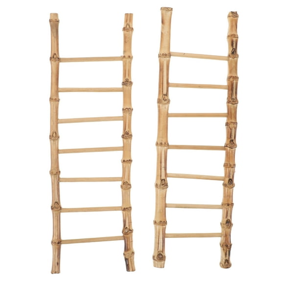 ELAYARD 2Pcs Vintage Style Decorative Landscape Ladder Models for Display
