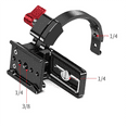 thumbnail image 4 of Lens Support Bracket Semi-Circular Ring Horizontal Vertical for DSLR Camera Video Holder Cold Shoe Camera Video Holder, 4 of 10