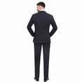 thumbnail image 2 of P&L Men's Slim Fit Suit 2 Piece Business Wedding Prom Tux Blazer & Pants, 2 of 6
