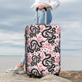 thumbnail image 7 of Fuzoiu Black Snake Print Suitcase Cover,Washable Luggage Covers for Suitcase,Elastic Luggage Protector Cover,Scratch Resistant Travel Suitcase Covers-X-Large, 7 of 7