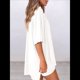 thumbnail image 5 of Traje Casual de Dos Piezas para Mujer, Camisa Holgada de Verano, Pantalones Cortos de Ciclismo, Ropa de Viaje para el Aeropuerto. L, 5 of 8