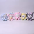 thumbnail image 3 of Cinnamoroll Sanrio peluche almohada con melodía bolsa de gato almohada de felpa de animé niños lindos juguetes de peluche personalizados Sanrio Kuromi juguetes de peluche, 3 of 4