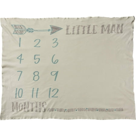UPC: 0883504362030 | Primitives by Kathy Baby Milestone Blanket – Little Man