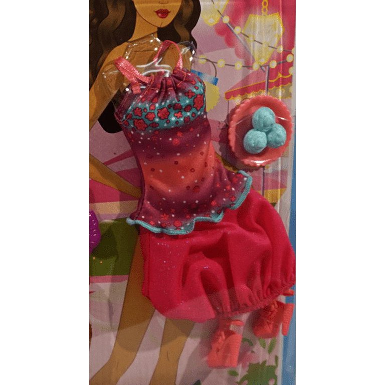 NRFB Set de 3 Tenues outfit habits BARBIE FASHIONISTAS 2011 Tea Party