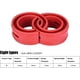 thumbnail image 4 of Damper Spring Buffer 2pc Universal Car Red Bumper Cushion Car Shock Absorber Bumper Type Spring(d), 4 of 5