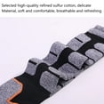 thumbnail image 3 of 2Pairs Ski Socks Merino Wool Thermal Knee High Winter Snowboard Sport Socks Men Women - Blue+Black, 3 of 5