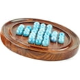 thumbnail image 4 of Nagina International Wooden Rosewood Crafted Peg Solitaire Wooden Crafted Adult Toys & Games (Fallen Blue), 4 of 4