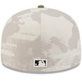 thumbnail image 4 of Men's New Era Light Beige/Olive Atlanta Braves 2025 Armed Forces Day 59FIFTY Fitted Hat, 4 of 5
