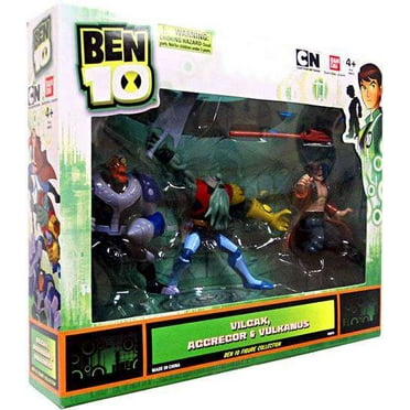 Ben 10 Vilgax, Aggregor & Vulkanus Action Figure 3-Pack