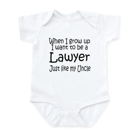 

CafePress - WIGU Lawyer Uncle Infant Bodysuit - Baby Light Bodysuit Size Newborn - 24 Months