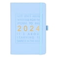 thumbnail image 1 of Planificador Hukapapa 2024 - Planificador semanal y mensual de 12 meses de enero de 2024 a diciembre de 2024, cierre elástico, plan diario, 21,5 x 14,5 cm, azul,, 1 of 7