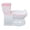 Pink, variant on Xirurus Toddler Potty Training Toilet with Realistic Flushing Sound, Removable Bowl & Built-in Tissue Holder, Grey