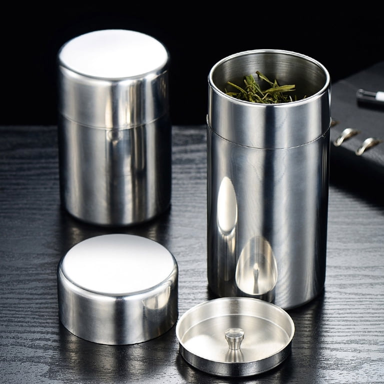 airtight tobacco tin Mosey Tobacco Cans Airtight Large Capacity Storage Container Smooth Surface Useful for Pantry