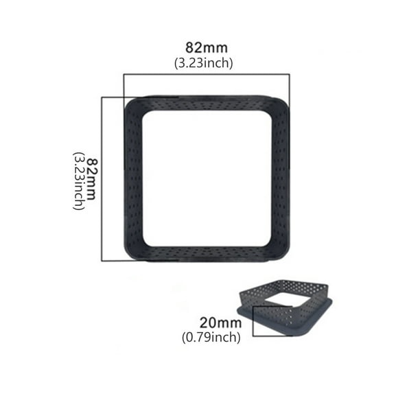 Fankiway Cross-Border Round tower Ring Cutting Mold Plastic Net Ring Cake  Ring Baking 