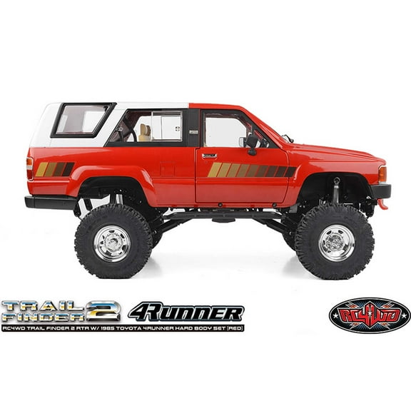 RC4WD Trail Finder 2 RTR w/1985 Toyota 4Runner Hard Body Set Red RC4ZRTR0063