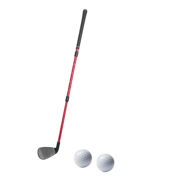 yotijay Golf Chipper Club Adjustable Comfortable Kids Accessory Beginners Golf Wedge Black Red