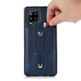 thumbnail image 5 of Designed for Samsung Galaxy A42 5G Wallet Case with Adjustable Wrist Strap Kickstand PU Leather Credit Card Holder Heavy Duty Shockproof Hybrid Rugged Protective Cover for Women Men 6.6",Blue, 5 of 10