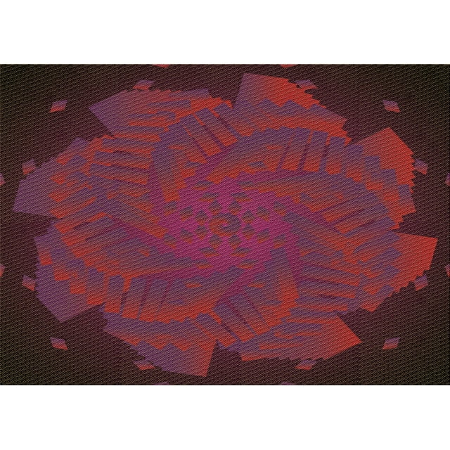 Ahgly Company Machine Washable Indoor Rectangle Transitional Burgundy Red Area Rugs, 2' x 4'