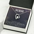 thumbnail image 4 of Caring Angel Nurse Healthcare Medical Worker Nurse Appreciation Forever Necklace w Message Card, 4 of 7