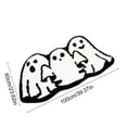 thumbnail image 3 of Halloween Decor, Gothic Rug, Ghost Bath Floor Mat, 39x24" Black Gothic Halloween Non-slip Rugs Fall Thanksgiving Doormat for Indoor Outdoor Entrance Home Bathroom Living Room(A), 3 of 7