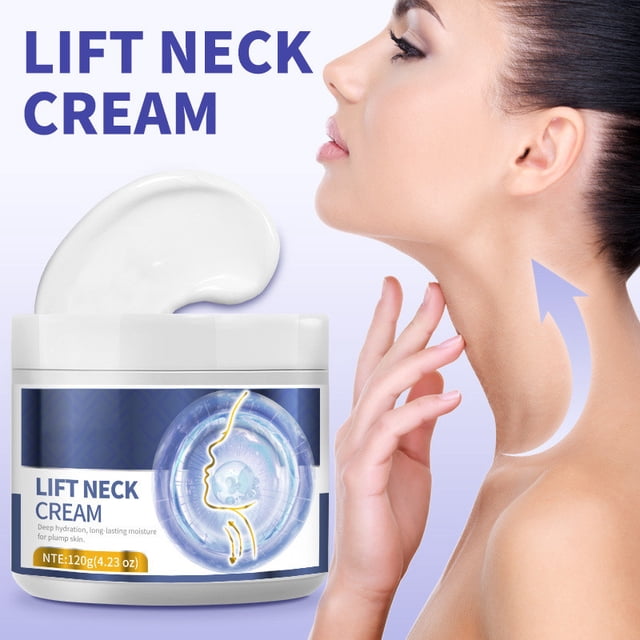 Pisexur Belleza Maquillaje Crema nutritiva para el cuello, cómoda y suave, crema higienizante para el cuello, crema de masaje corporal para el cuello, 120 gpara mujeres y hombres