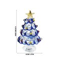 thumbnail image 3 of Dalxymotic Christmas Tree Tabletop Ornament, Festive Desktop Decorative Figurine, Holiday Winter Celebration Accent, Christmas Home Office Decoration for Desk, Shelf, Mantel, 3 of 7