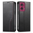 thumbnail image 1 of FOXDOCK Wallet Case for Motorola Edge 50 Fusion , PU Leather Flip Cover with Elastic Anti-Slip Hand Strap, Card Slots, 1 of 6