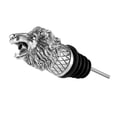 thumbnail image 1 of Tapón vertedor de vino con forma de cabeza de animal de aleación de zinc, tapón único para botellas de vino, aireador de vino para bar. León, 1 of 8