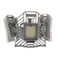 thumbnail image 1 of Bombilla LED deformable para garaje de 60 W con 3 paneles de aluminio ajustables, lámpara de techo, E26/E27, 6000 K - 7200 LM, para sótano, almacén, taller y hogar., 1 of 7