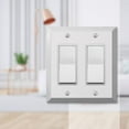 thumbnail image 3 of Westek 161RR Century Wall Plate, Polished Chrome, Steel, 2 Rocker - Quantity 3, 3 of 3