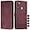 Red Wine, variant on Wallet Case for Samsung Galaxy A11, Galaxy A11 Case with Card Holder Leather Flip Case with Kickstand Magnetic Full Protection Compatible with Samsung Galaxy A11 Smile Brown