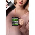 thumbnail image 2 of Funny Relationship Status, Single, Taken, Gamer with Game Controller, Black 15oz Ceramic Mug, 2 of 5