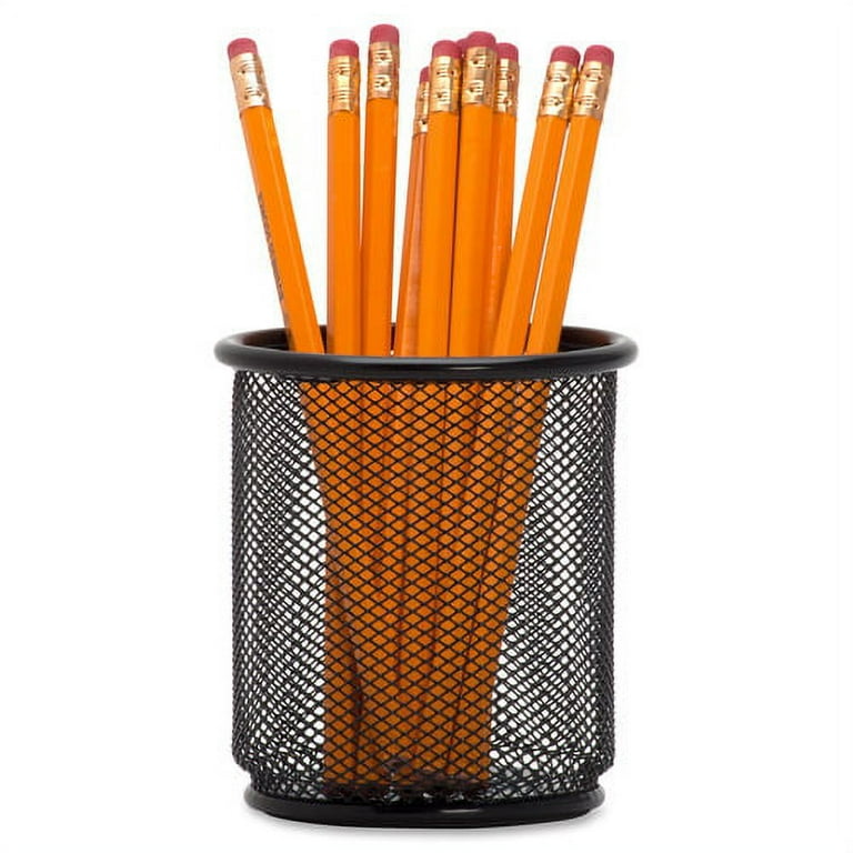 Lorell Mesh Wire Pencil Cup Holder - 3.5 Lorell Mesh Wire Pencil Cup Holder - 3.5