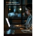 thumbnail image 5 of typecase Keyboard Case for iPad Air 13"(M4/M3/M2, 2026/2025/2024), iPad Pro 12.9"(6th/5th/4th/3rd Gen), Trackpad, 11-Color Backlit, 360 Rotatable with Pencil Holder - Black, 5 of 10