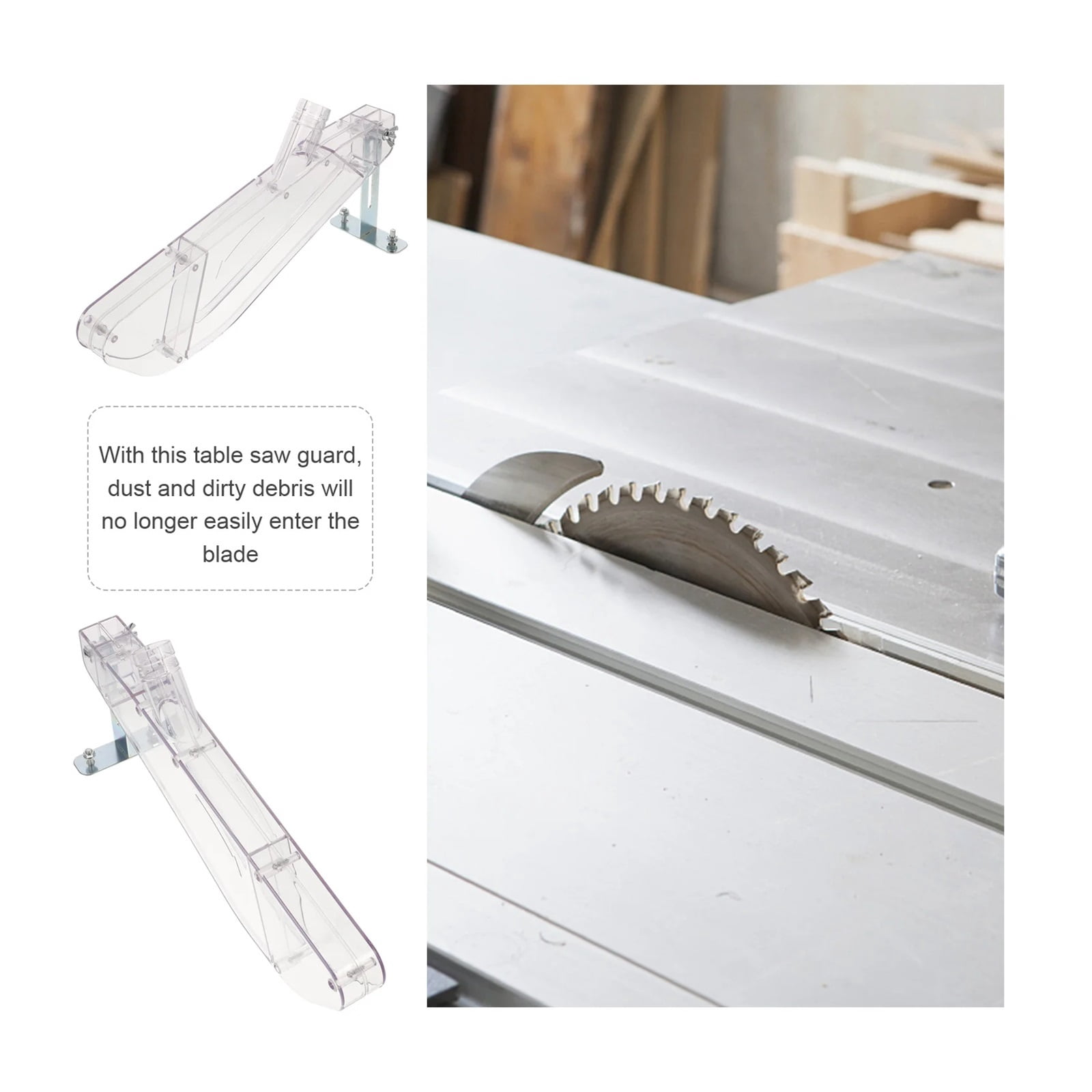Circular Saw Blade Guard Table Saw Accessories, Dust Cover Protector Woodworking Tools Universal Blade Protection Power Tool ,Safety Protection