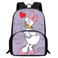 thumbnail image 1 of Mochila escolar de gran capacidad para niños y niñas, bolso de hombro de Mickey, Pato Donald, estuche para lápices, el mejor regalo, 1 of 4