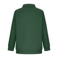 thumbnail image 5 of IVEYRTF Kids Fashion Long Sleeve Top Fashion Zipper Casual Outerwear Jacket with Pockets Comfortable sweatshirts for Everyday Wear Boys Girls(Army Green,5-6 Years), 5 of 6