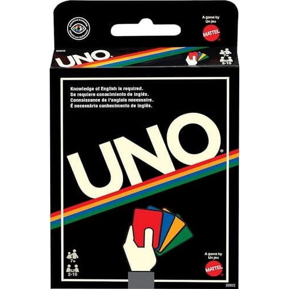 Mattel Games UNO: Retro - Card Game, Multicolor