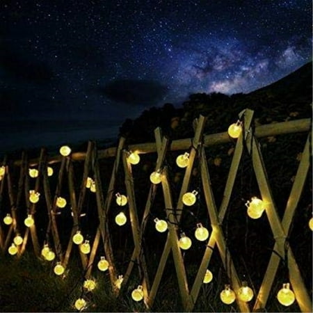 Crystal Ball Bubble Outdoor Solar Lights Strings 30 Led Globe Waterproof Decorative String Ed Fairy Lighting For Garden Patio Tree Crystal Ball Bubble Outdoor Solar Lights Strings 30 Led Globe Waterproof Decorative String Ed Fairy Lighting For Garden Patio Tree